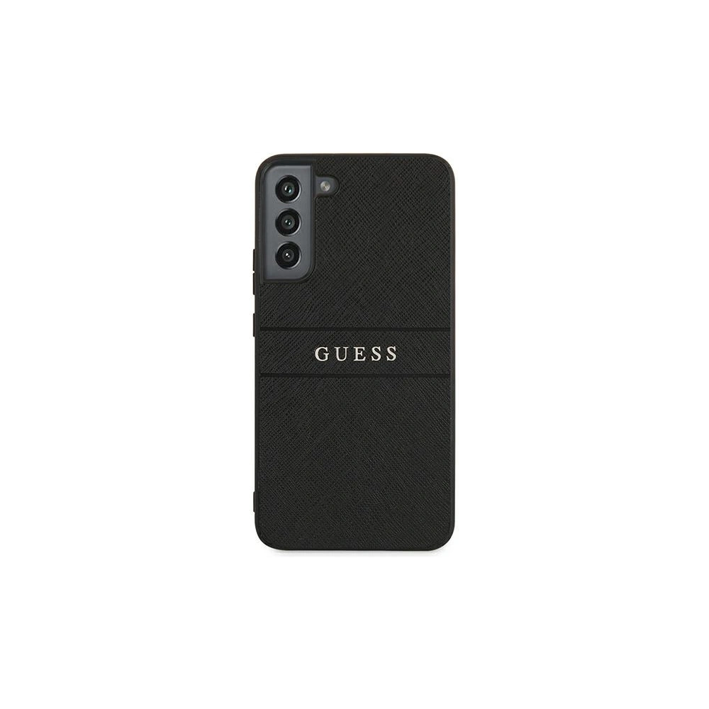Hurtownia GSM - Etui Guess GUHCS22SPSASBBK Samsung Galaxy S22 czarny/black Saffiano Stripes - GUE1602BLK - {ean13} - Hurt