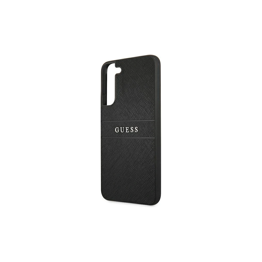 Hurtownia GSM - Etui Guess GUHCS22SPSASBBK Samsung Galaxy S22 czarny/black Saffiano Stripes - GUE1602BLK - {ean13} - Hurt