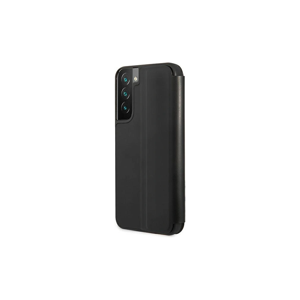 Hurtownia GSM - Etui BMW BMBKS22SPUCARTCBK Samsung Galaxy S22 černý/black knižní obal M Collection Triangles - BMW274BLK - {ean13} - Hurt