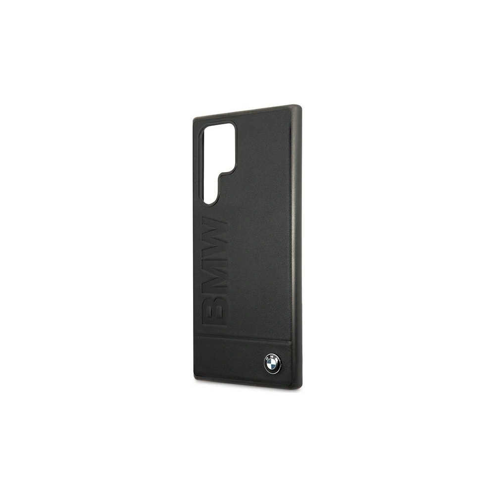 homescreen.pl - Etui BMW BMHCS22LSLLBK Samsung Galaxy S22 Ultra czarny/black hardcase Signature Logo Imprint
