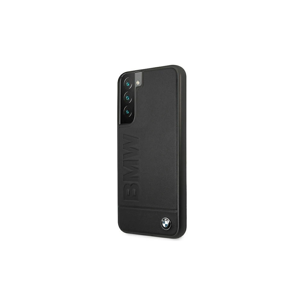 homescreen.pl - Etui BMW BMHCS22MSLLBK Samsung Galaxy S22+ Plus czarny/black hardcase Signature Logo Imprint