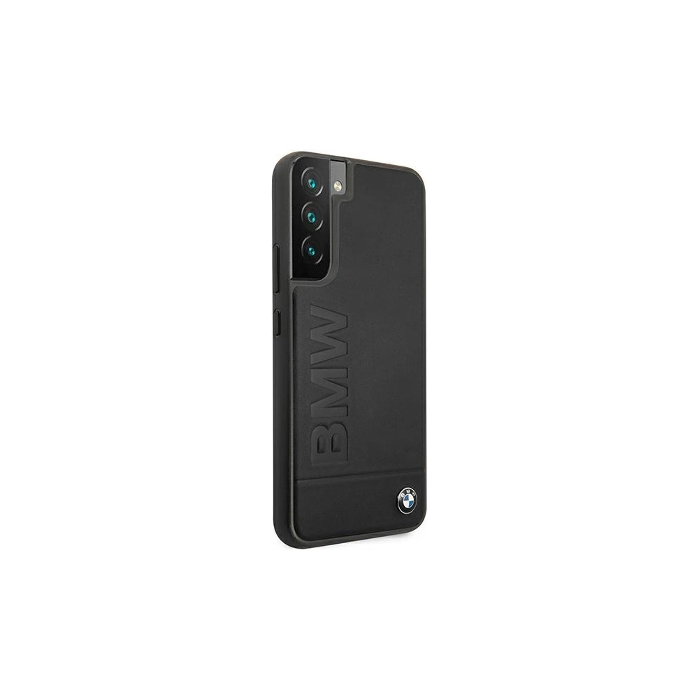 homescreen.pl - Etui BMW BMHCS22MSLLBK Samsung Galaxy S22+ Plus czarny/black hardcase Signature Logo Imprint