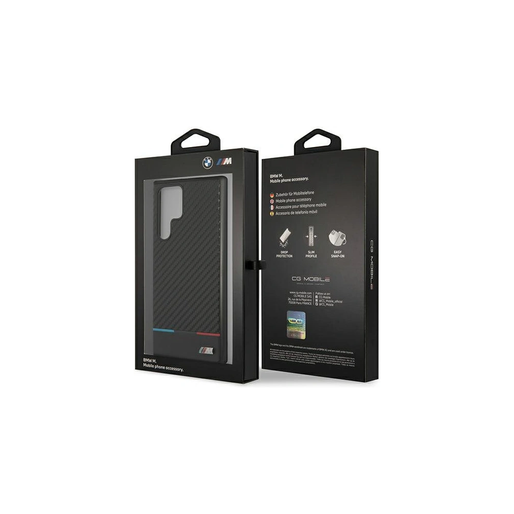 Hurtownia GSM - Etui BMW BMHCS22LPUCARTCBK Samsung Galaxy S22 Ultra černá/czarny M Collection Triangles - BMW278BLK - {ean13} - Hurt