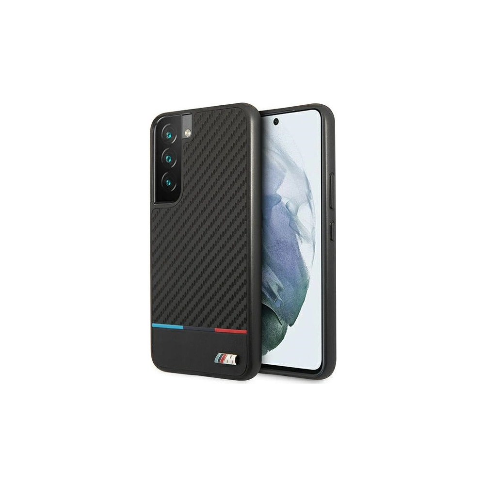 Hurtownia GSM - Etui BMW BMHCS22SPUCARTCBK Samsung Galaxy S22 černá/czarny M Collection Triangles - BMW280BLK - {ean13} - Hurt
