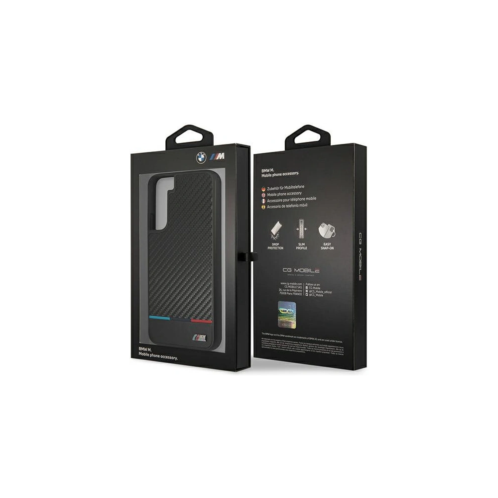 Hurtownia GSM - Etui BMW BMHCS22MPUCARTCBK Samsung Galaxy S22+ Plus černá M Collection Triangles - BMW279BLK - {ean13} - Hurt