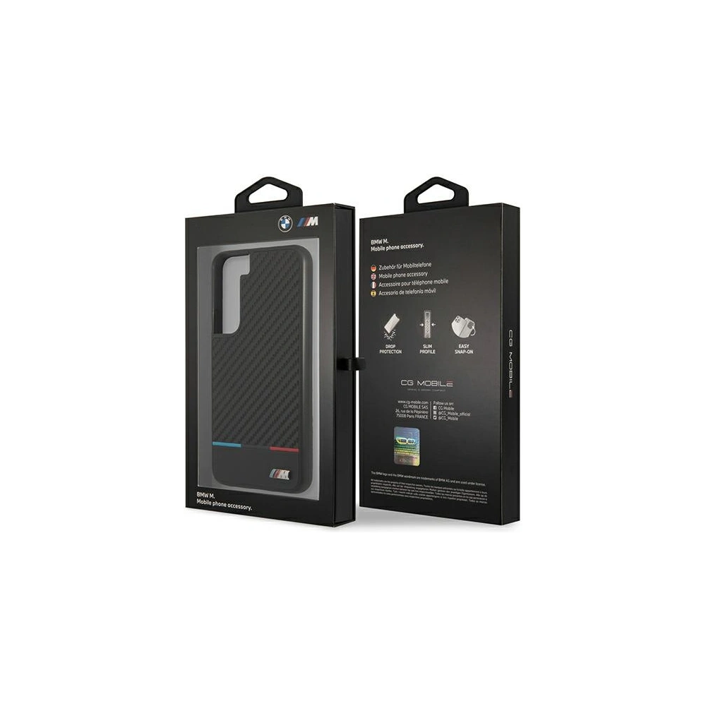 Hurtownia GSM - Etui BMW BMHCS22SPUCARTCBK Samsung Galaxy S22 černá/czarny M Collection Triangles - BMW280BLK - {ean13} - Hurt