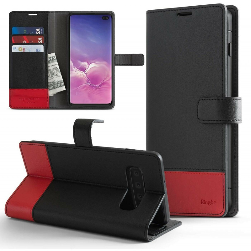 Hurtownia Ringke - 8809659041431 - RGK856BLK - Etui Ringke Wallet Samsung Galaxy S10 Black & Red - B2B homescreen