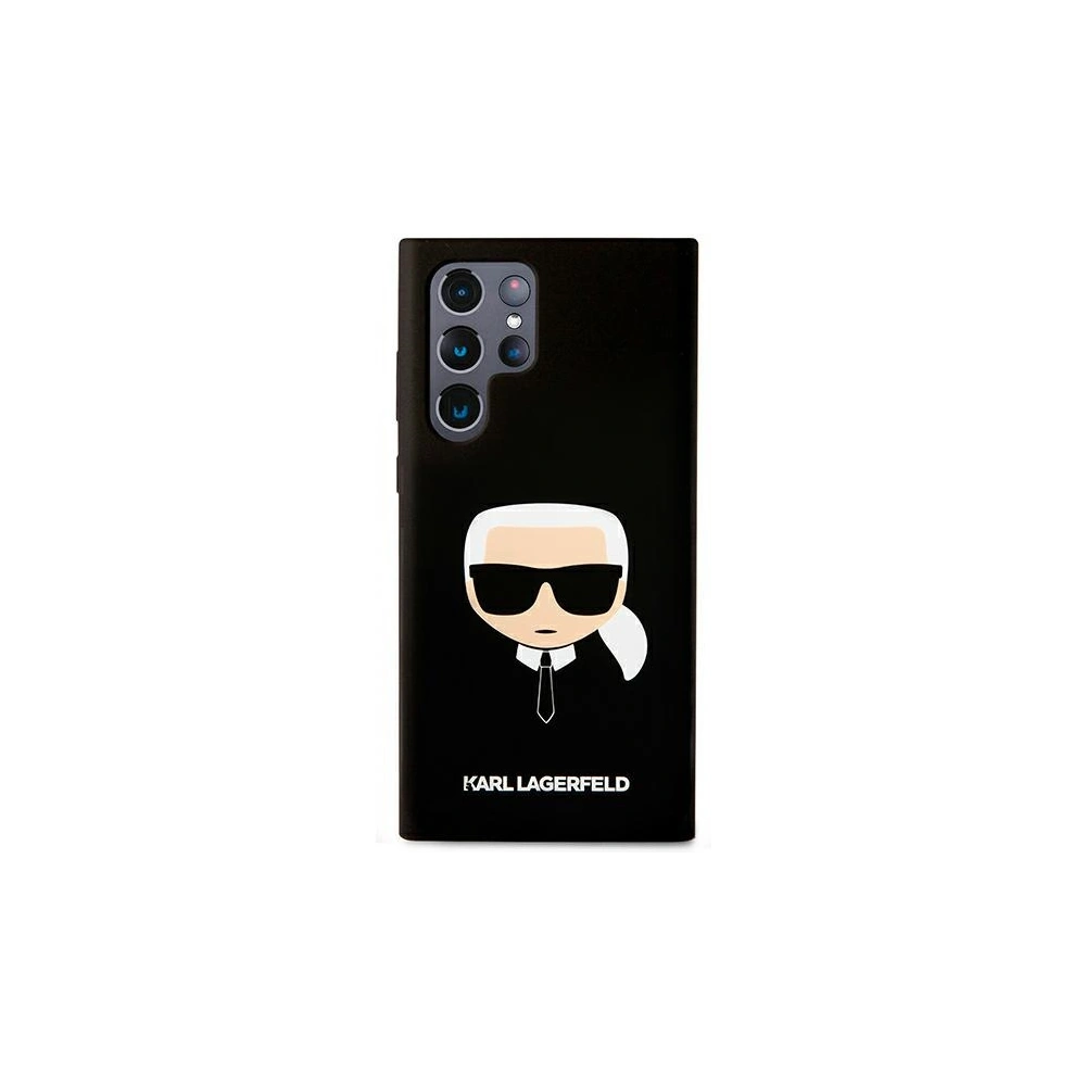 Hurtownia GSM - Case Karl Lagerfeld KLHCS22LSLKHBK Samsung Galaxy S22 Ultra schwarz/black hardcase Silikon Karls Kopf - KLD824BLK - {ean13} - Hurt