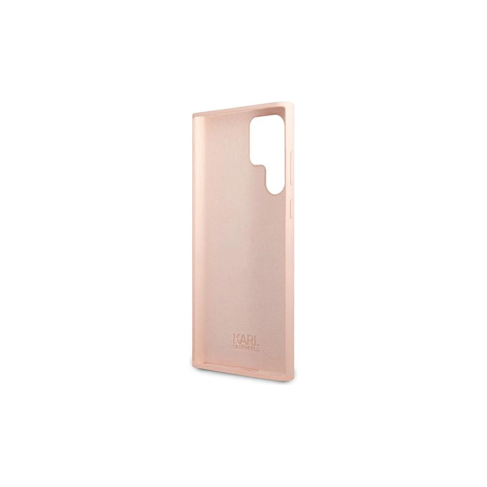 Hurtownia GSM - Etui Karl Lagerfeld KLHCS22LSLKHPI Samsung Galaxy S22 Ultra růžový/pink hardcase Silicone Karl`s Head - KLD825PNK - {ean13} - Hurt