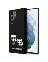 homescreen.pl - Etui Karl Lagerfeld KLHCS22LSSKCK Samsung Galaxy S22 Ultra hardcase czarny/black Silicone Karl & Choupette Magsa
