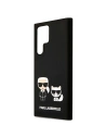 Hurtownia GSM - Etui Karl Lagerfeld KLHCS22LSSKCK Samsung Galaxy S22 Ultra hardcase černý/black Silicone Karl & Choupette - KLD826BLK - {ean13} - Hurt