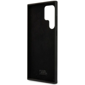 homescreen.pl - Etui Karl Lagerfeld KLHCS22LSSKCK Samsung Galaxy S22 Ultra hardcase czarny/black Silicone Karl & Choupette Magsa