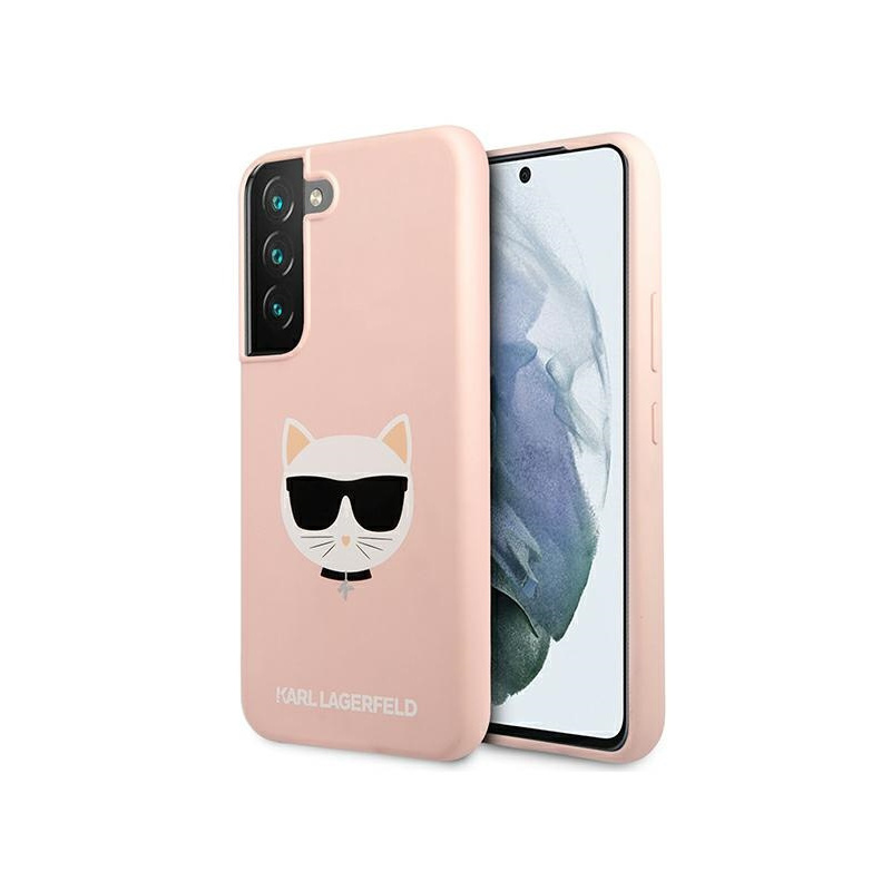 Hurtownia Karl Lagerfeld - 3666339045630 - KLD827PNK - Etui Karl Lagerfeld KLHCS22MSLCHPI Samsung Galaxy S22+ Plus hardcase różowy/pink Silicone Choupette Head - B2B homescreen