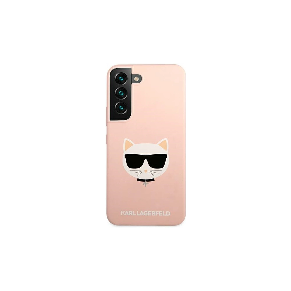 Hurtownia GSM - Etui Karl Lagerfeld KLHCS22MSLCHPI Samsung Galaxy S22+ Plus hardcase różowy/pink Silicone Choupette Head - KLD827PNK - {ean13} - Hurt