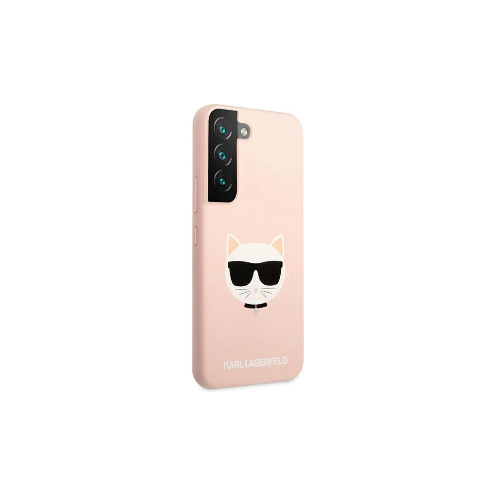Hurtownia GSM - Etui Karl Lagerfeld KLHCS22MSLCHPI Samsung Galaxy S22+ Plus hardcase różowy/pink Silicone Choupette Head - KLD827PNK - {ean13} - Hurt
