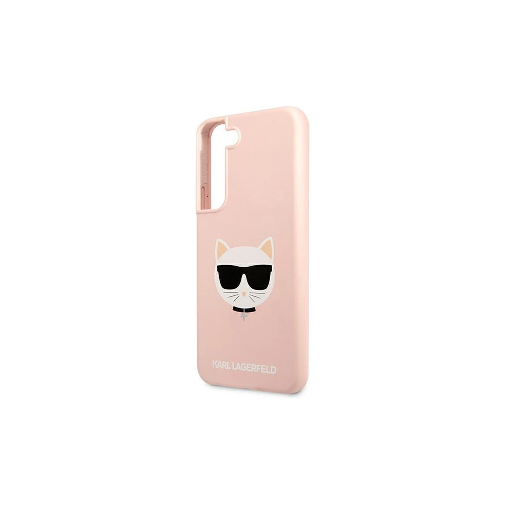 Hurtownia GSM - Etui Karl Lagerfeld KLHCS22MSLCHPI Samsung Galaxy S22+ Plus hardcase růžový/pink silikon Choupette Head - KLD827PNK - {ean13} - Hurt