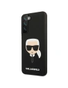 Wholesale Karl Lagerfeld KLHCS22MSLKHBK Samsung Galaxy S22+ Plus black hardcase Silicone Karl`s Head - KLD828BLK - {ean13} - Hurt