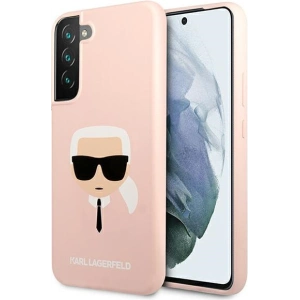 homescreen.pl - Etui Karl Lagerfeld KLHCS22MSLKHPI Samsung Galaxy S22+ Plus rożowy/pink hardcase Silicone Karl`s Head