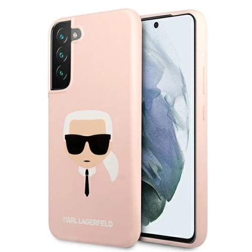 homescreen.pl - Etui Karl Lagerfeld KLHCS22MSLKHPI Samsung Galaxy S22+ Plus rożowy/pink hardcase Silicone Karl`s Head