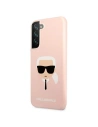 Hurtownia GSM - Etui Karl Lagerfeld KLHCS22MSLKHPI Samsung Galaxy S22+ Plus rożowy/pink hardcase Silicone Karl`s Head - KLD829PNK - {ean13} - Hurt