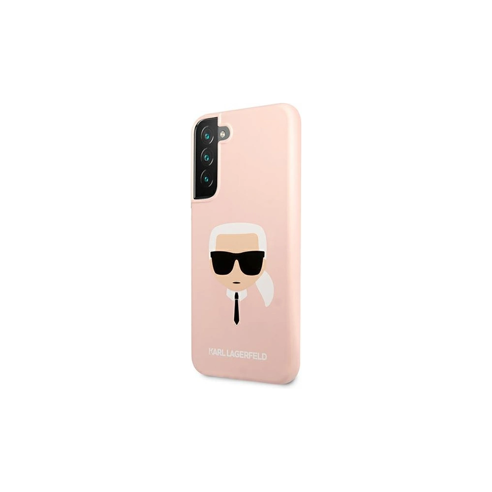 Hurtownia GSM - Etui Karl Lagerfeld KLHCS22MSLKHPI Samsung Galaxy S22+ Plus růžový/pink hardcase Silicone Karl`s Head - KLD829PNK - {ean13} - Hurt