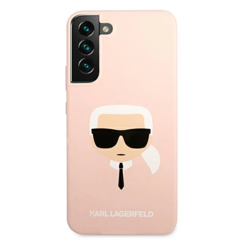 homescreen.pl - Etui Karl Lagerfeld KLHCS22MSLKHPI Samsung Galaxy S22+ Plus rożowy/pink hardcase Silicone Karl`s Head