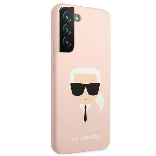 homescreen.pl - Etui Karl Lagerfeld KLHCS22MSLKHPI Samsung Galaxy S22+ Plus rożowy/pink hardcase Silicone Karl`s Head