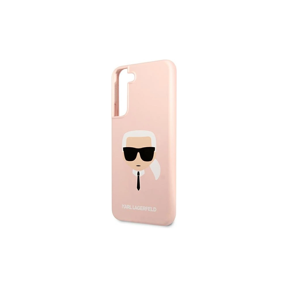 Hurtownia GSM - Etui Karl Lagerfeld KLHCS22MSLKHPI Samsung Galaxy S22+ Plus rożowy/pink hardcase Silicone Karl`s Head - KLD829PNK - {ean13} - Hurt