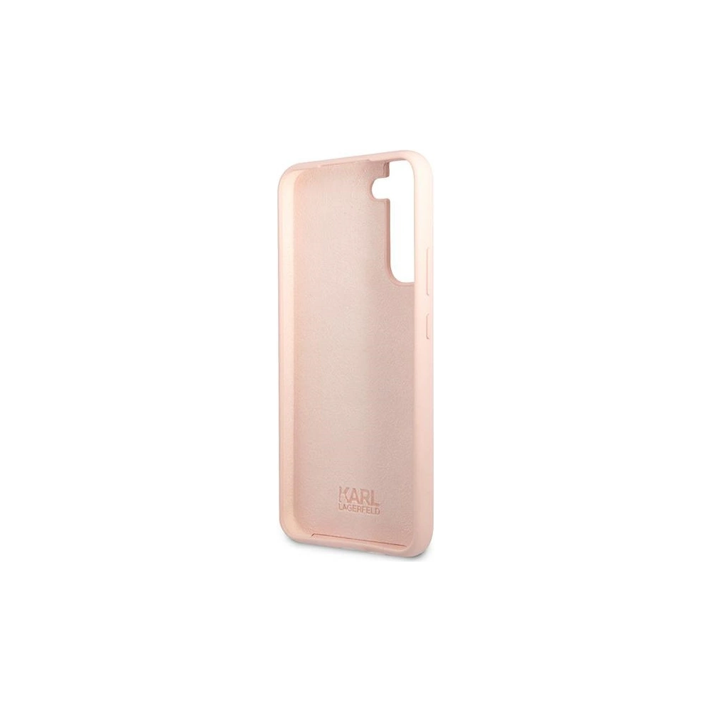 Wholesale Karl Lagerfeld KLHCS22MSLKHPI Samsung Galaxy S22+ Plus pink hardcase Silicone Karl`s Head - KLD829PNK - {ean13} - Hurt