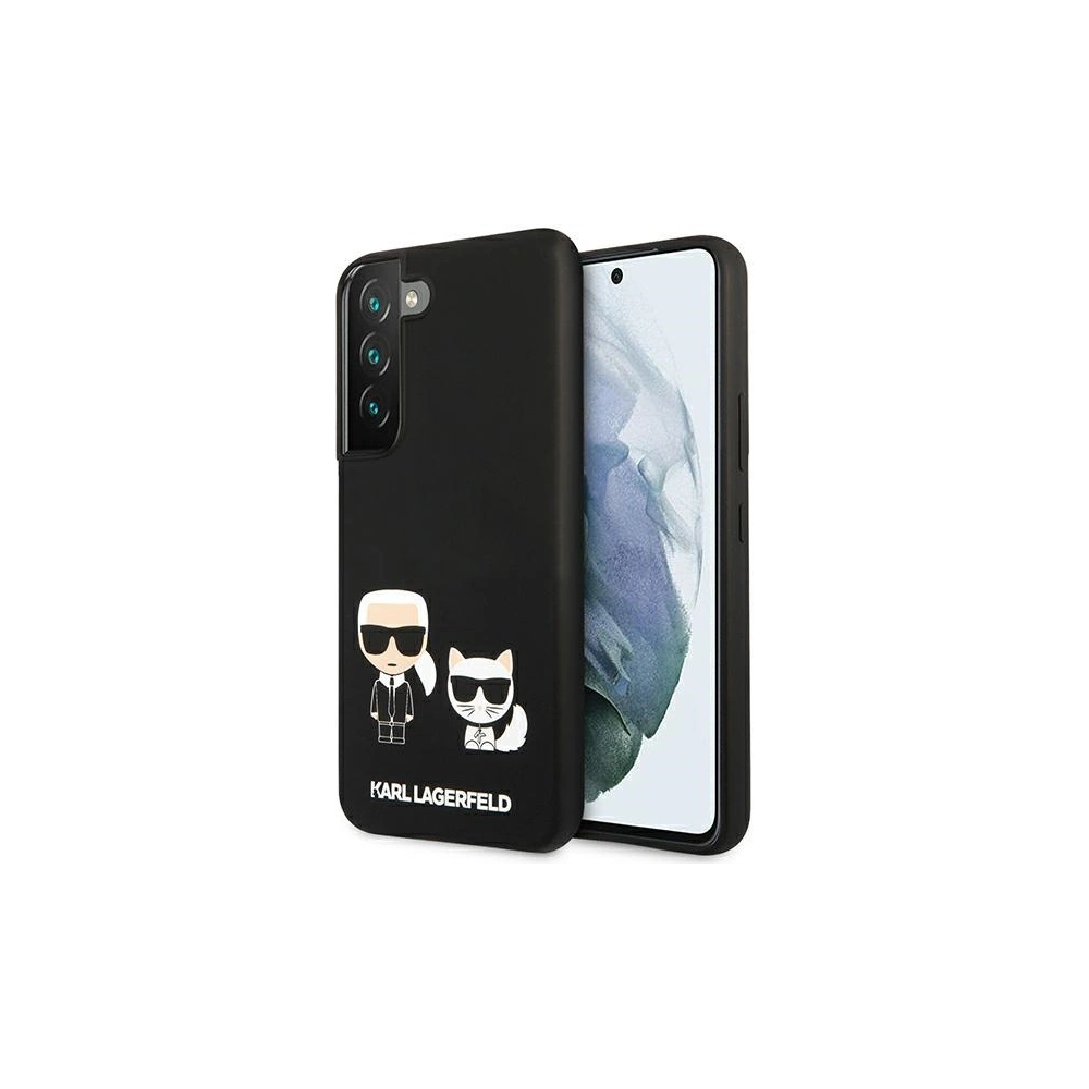 Wholesale Karl Lagerfeld KLHCS22MSSKCK Samsung Galaxy S22+ Plus hardcase black Silicone Karl & Choupette - KLD831BLK - {ean13} - Hurt