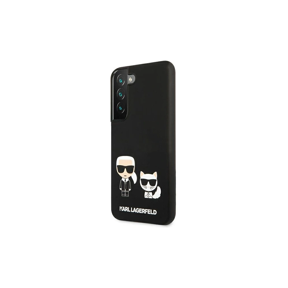 Hurtownia GSM - Etui Karl Lagerfeld KLHCS22MSSKCK Samsung Galaxy S22+ Plus hardcase černý/black Silicone Karl & Choupette - KLD831BLK - {ean13} - Hurt