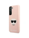 Wholesale Karl Lagerfeld KLHCS22SSLCHPI Samsung Galaxy S22 hardcase pink Silicone Choupette Head - KLD832PNK - {ean13} - Hurt