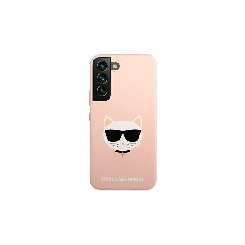Hurtownia GSM - Etui Karl Lagerfeld KLHCS22SSLCHPI Samsung Galaxy S22 hardcase růžový/pink silikon Choupette Head - KLD832PNK - {ean13} - Hurt