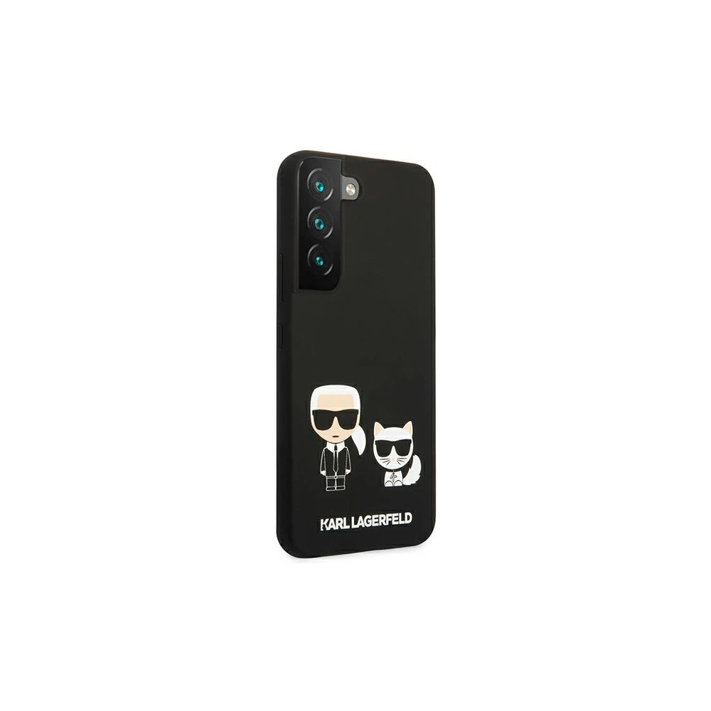 Hurtownia GSM - Etui Karl Lagerfeld KLHCS22MSSKCK Samsung Galaxy S22+ Plus hardcase černý/black Silicone Karl & Choupette - KLD831BLK - {ean13} - Hurt