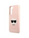 Hurtownia GSM - Etui Karl Lagerfeld KLHCS22SSLCHPI Samsung Galaxy S22 hardcase różowy/pink Silicone Choupette Head - KLD832PNK - {ean13} - Hurt