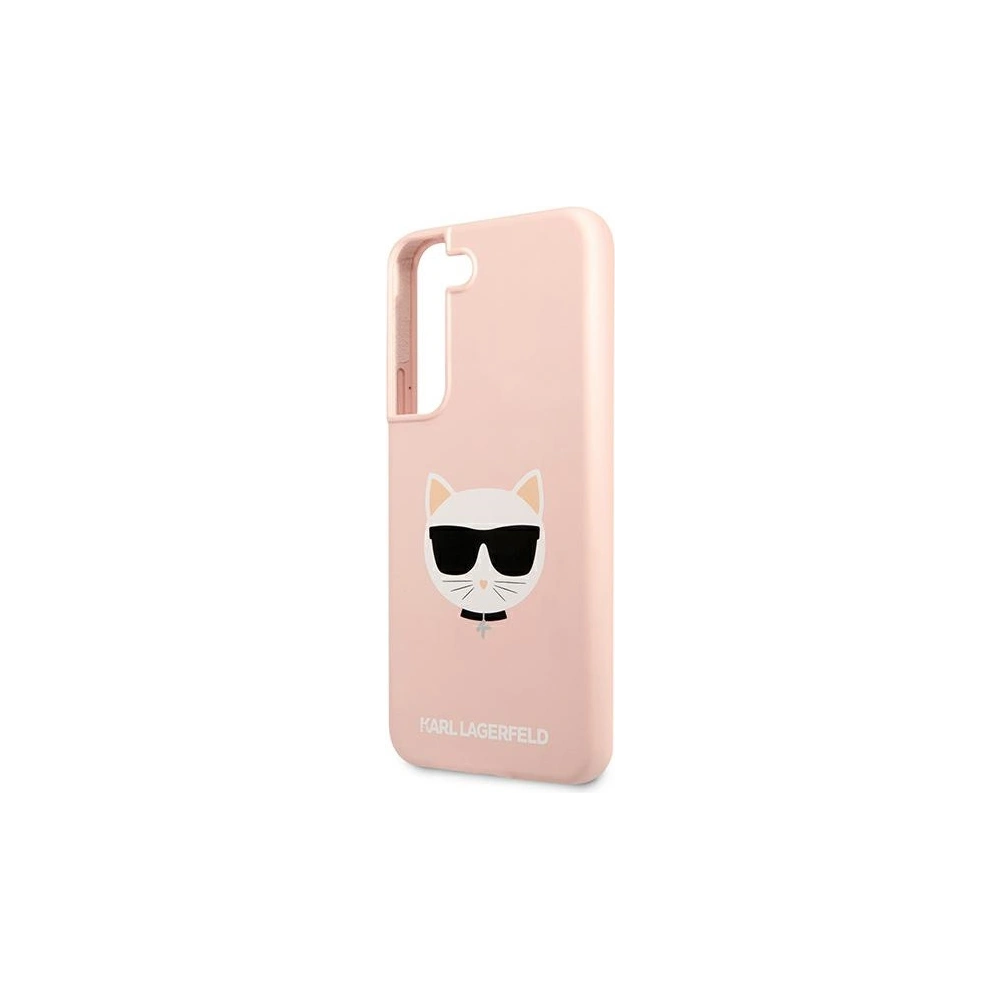 Hurtownia GSM - Etui Karl Lagerfeld KLHCS22SSLCHPI Samsung Galaxy S22 hardcase růžový/pink silikon Choupette Head - KLD832PNK - {ean13} - Hurt