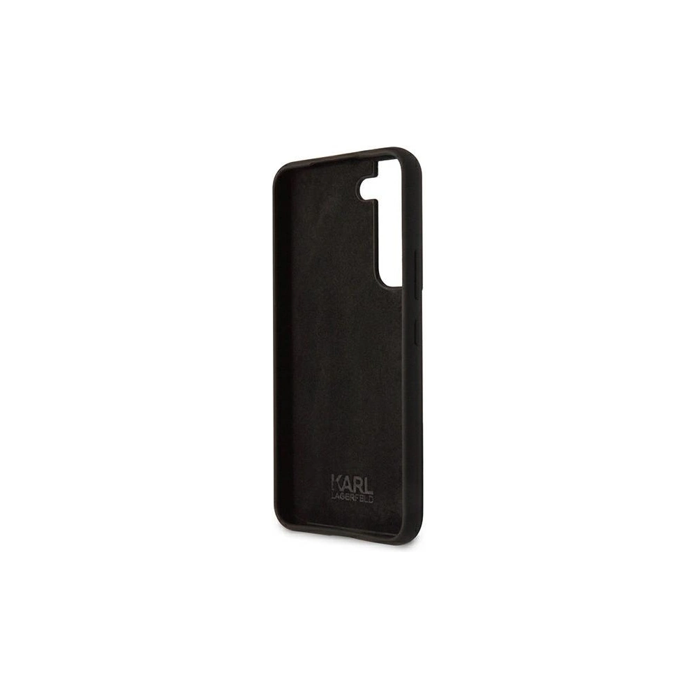 Hurtownia GSM - Etui Karl Lagerfeld KLHCS22MSSKCK Samsung Galaxy S22+ Plus hardcase černý/black Silicone Karl & Choupette - KLD831BLK - {ean13} - Hurt