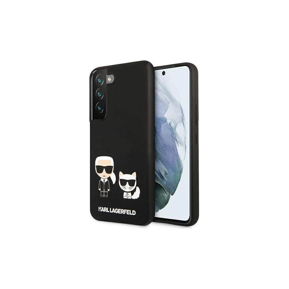 Hurtownia GSM - Etui Karl Lagerfeld KLHCS22SSSKCK Samsung Galaxy S22 hardcase czarny/black Silicone Karl & Choupette - KLD833BLK - {ean13} - Hurt