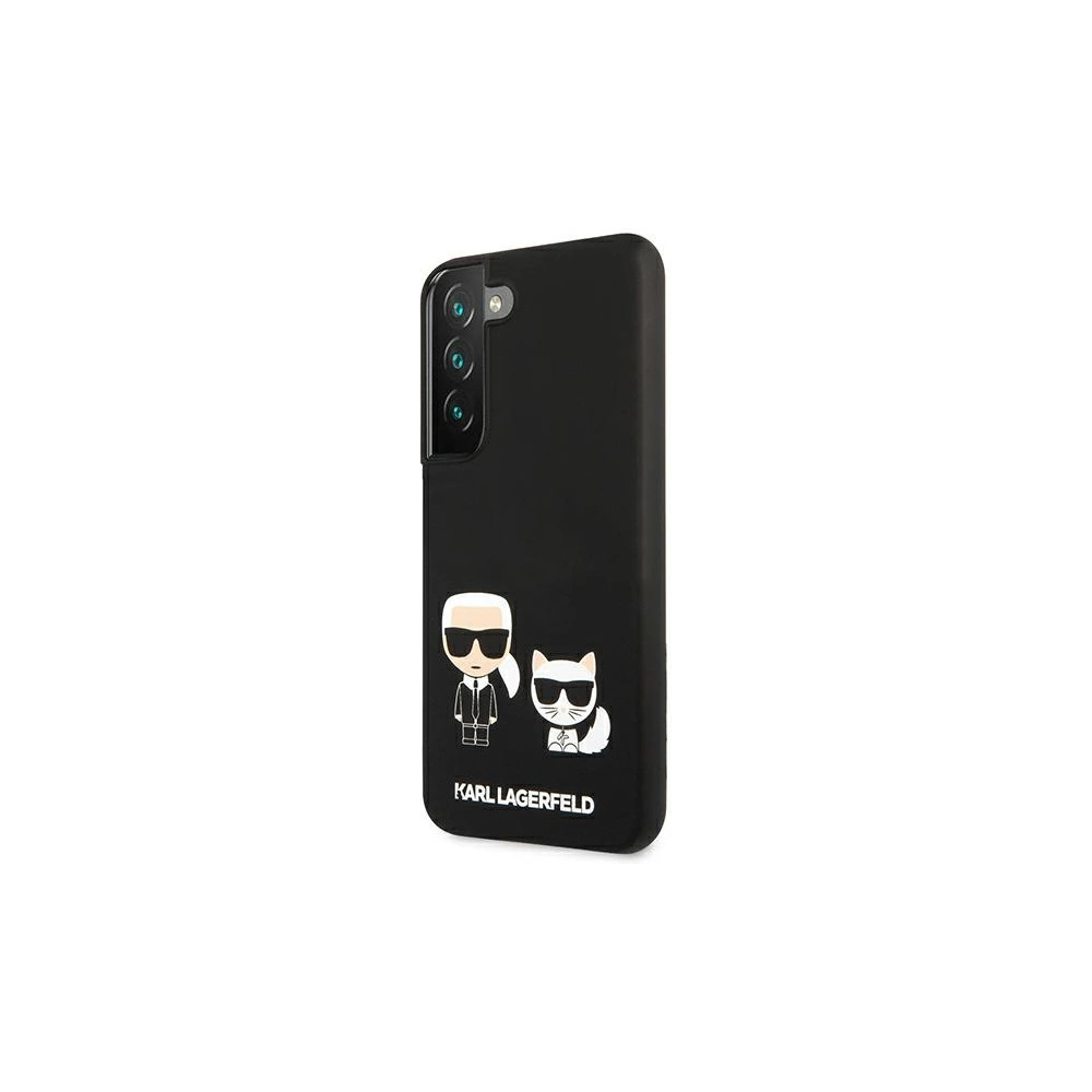 Hurtownia GSM - Etui Karl Lagerfeld KLHCS22SSSKCK Samsung Galaxy S22 hardcase czarny/black Silicone Karl & Choupette - KLD833BLK - {ean13} - Hurt