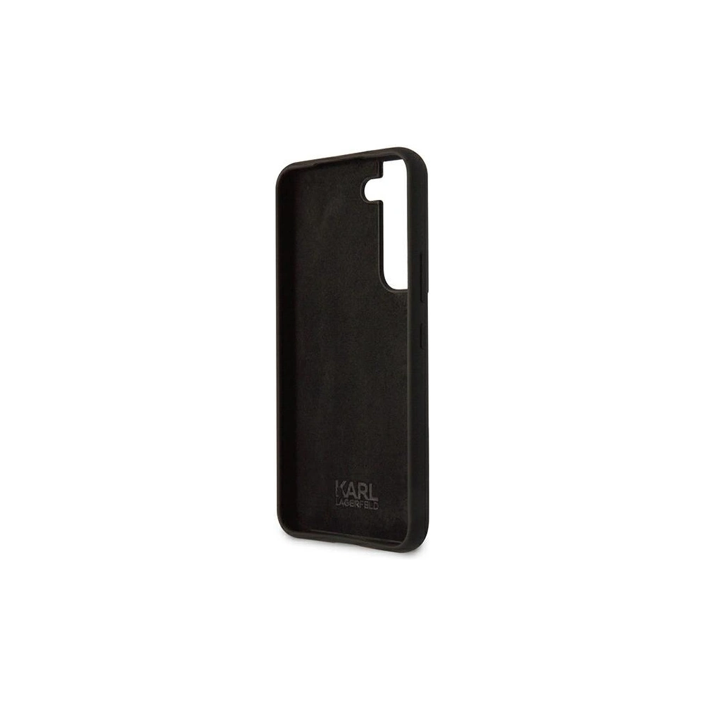 Hurtownia GSM - Etui Karl Lagerfeld KLHCS22SSSKCK Samsung Galaxy S22 hardcase czarny/black Silicone Karl & Choupette - KLD833BLK - {ean13} - Hurt