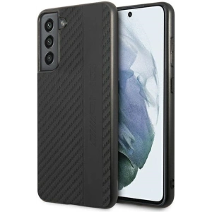 Hurtownia GSM - Etui Mercedes AMG AMHCS21FESBLSCA Samsung Galaxy S21 FE černý/black hardcase Carbon Stripe&Embossed - MRS035BLK - {ean13} - Hurt