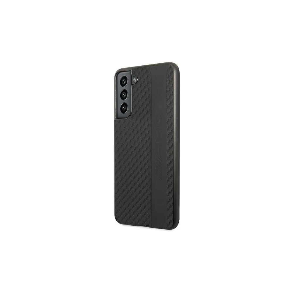Hurtownia GSM - Etui Mercedes AMG AMHCS21FESBLSCA Samsung Galaxy S21 FE černý/black hardcase Carbon Stripe&Embossed - MRS035BLK - {ean13} - Hurt