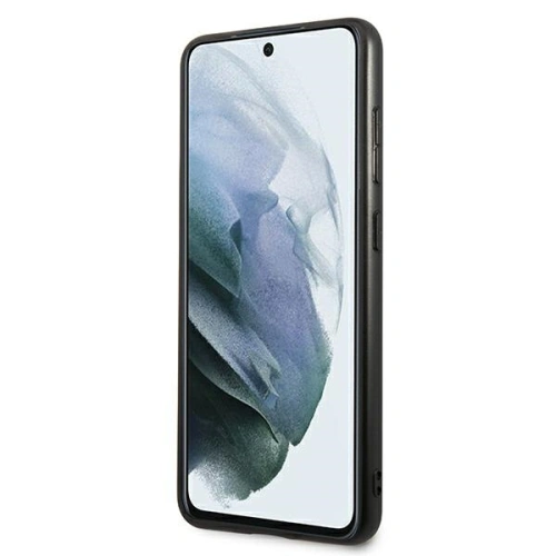 Etui Mercedes AMG AMHCS21FESBLSCA Samsung Galaxy S21 FE czarny/black hardcase Carbon Stripe&Embossed