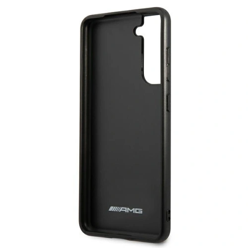 Etui Mercedes AMG AMHCS21FESBLSCA Samsung Galaxy S21 FE czarny/black hardcase Carbon Stripe&Embossed