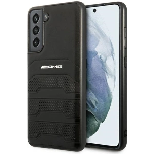 Hurtownia GSM - Etui Mercedes AMG AMHCS21FESGSEBK Samsung Galaxy S21 FE černý/black hardcase Leather Debossed Lines - MRS036BLK - {ean13} - Hurt