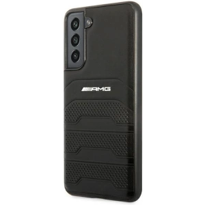 Hurtownia GSM - Etui Mercedes AMG AMHCS21FESGSEBK Samsung Galaxy S21 FE černý/black hardcase Leather Debossed Lines - MRS036BLK - {ean13} - Hurt