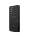 Hurtownia GSM - Etui Mercedes AMG AMHCS21FESGSEBK Samsung Galaxy S21 FE czarny/black hardcase Leather Debossed Lines - MRS036BLK - {ean13} - Hurt