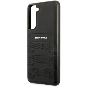 Hurtownia GSM - Etui Mercedes AMG AMHCS21FESGSEBK Samsung Galaxy S21 FE czarny/black hardcase Leather Debossed Lines - MRS036BLK - {ean13} - Hurt