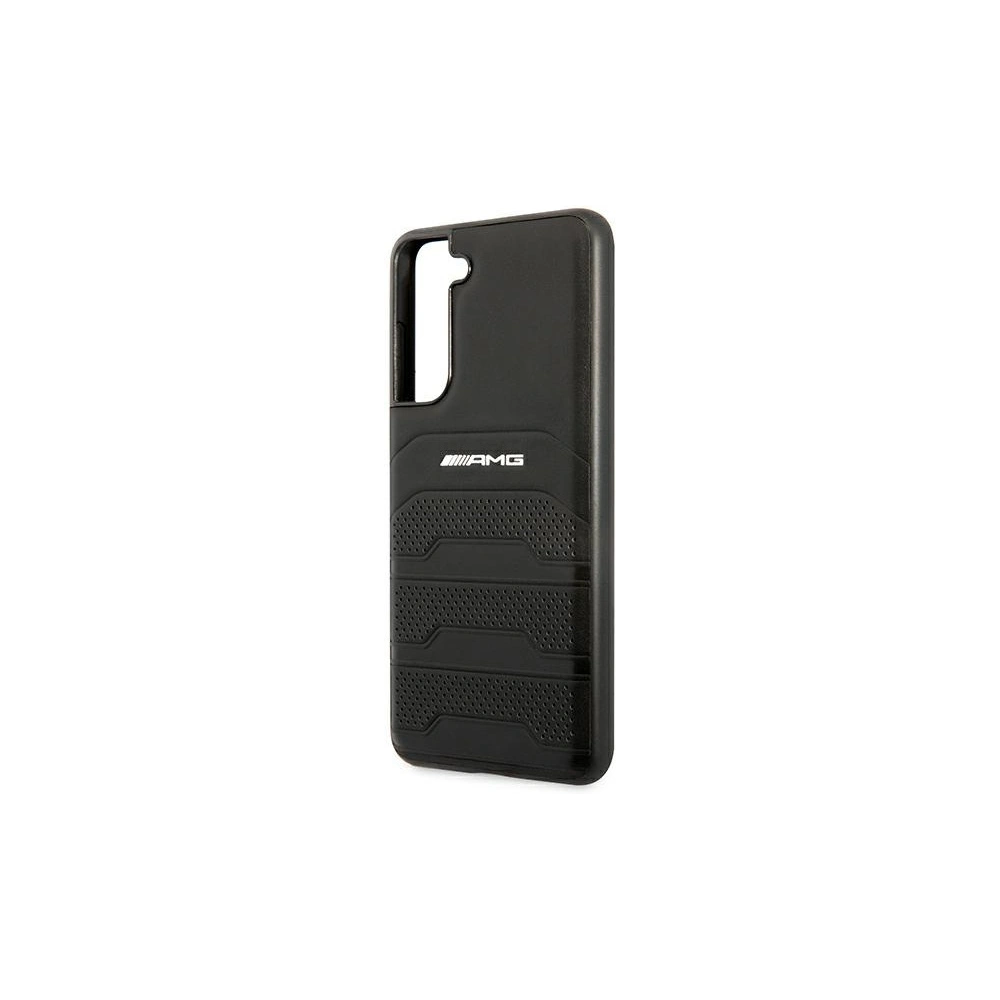 Hurtownia GSM - Etui Mercedes AMG AMHCS21FESGSEBK Samsung Galaxy S21 FE černý/black hardcase Leather Debossed Lines - MRS036BLK - {ean13} - Hurt