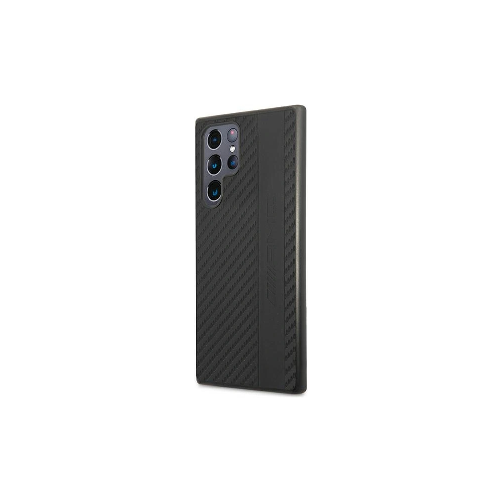 Hurtownia GSM - Etui Mercedes AMG AMHCS22LBLSCA Samsung Galaxy S22 Ultra černý/black hardcase Carbon Stripe&Embossed - MRS037BLK - {ean13} - Hurt